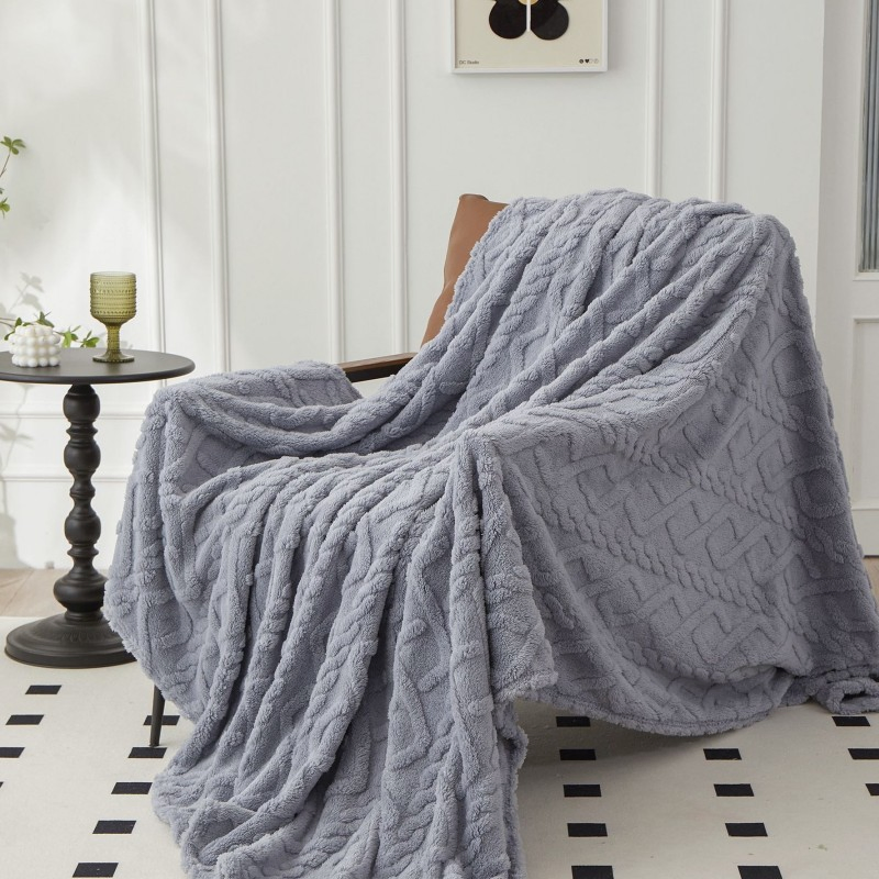 Hot Sales Custom Weighted Blanket Over Size Chunky Knit Blanket