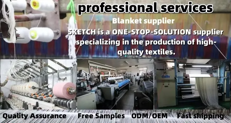 Knitted Throw Blanket Detail