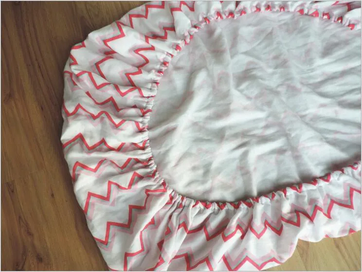 100% Cotton Muslin Crib Fitted Sheet