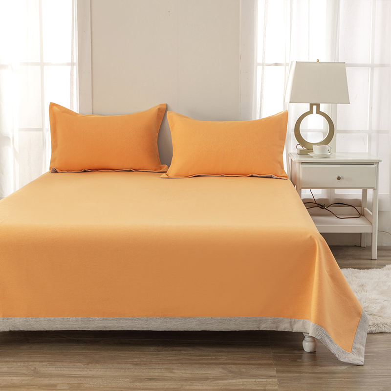 Luxury Bed Linen Hotel 100% Hemp Cover Bed Sheet Knitted Bedding Hotel Linen Bedding Set