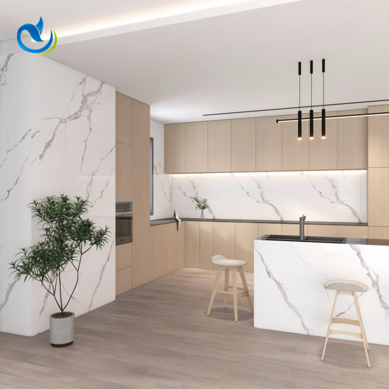 Arris High Glossy Waterproof Wall Panel Carbon Crystal Board WPC Bamboo Charcoal Fiber Flexible PVC UV Marble Sheet