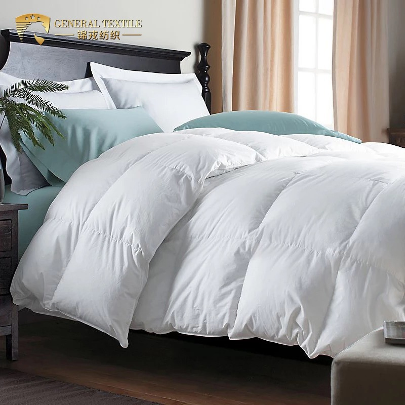 Hotel Comforter Customized Wholesale Breathable Feather Duck Down Cotton Microfiber Quilt Home Hotel Duvet
