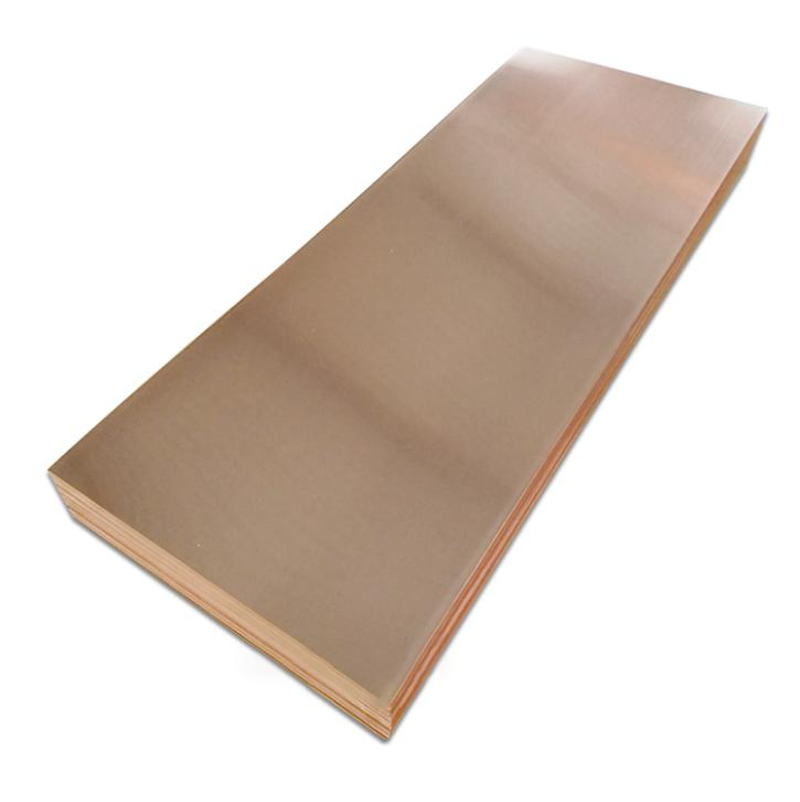 C44300 Flat Red Copper Cathode Brass Sheet Plate Hot Selling 99.99% Pure C10100 C10200 C11000 C10300 T2 1mm 2mm 4mm Thickness Copper Sheet