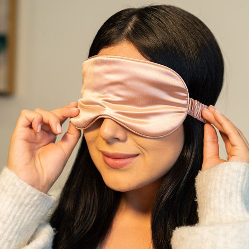 Custom Logo Custom Box 6A Mulberry Silk Pillow Case Silk Eye Mask Silk Scrunchies Gift Box Set