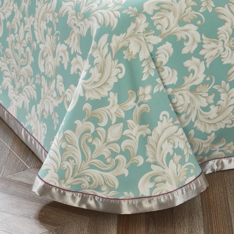 Three-Piece Bedding Sheet Set Home Textile Pure Bamboo Fiber Soft Cooling Mat Bed Sheets with Reactive Printing