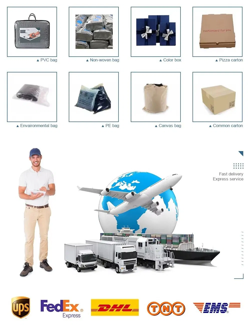 Packaging and Shipping