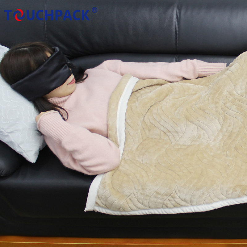 Custom Wool Blanket Comfort Leopard Print Chunky Knit Weighted Blanket