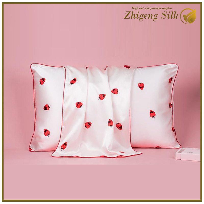 Custom 100% Silk Pillowcase Mulberry Silk Pillowcase