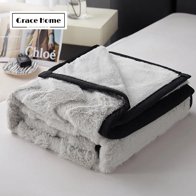 Faux Fur Blanket Detail 1