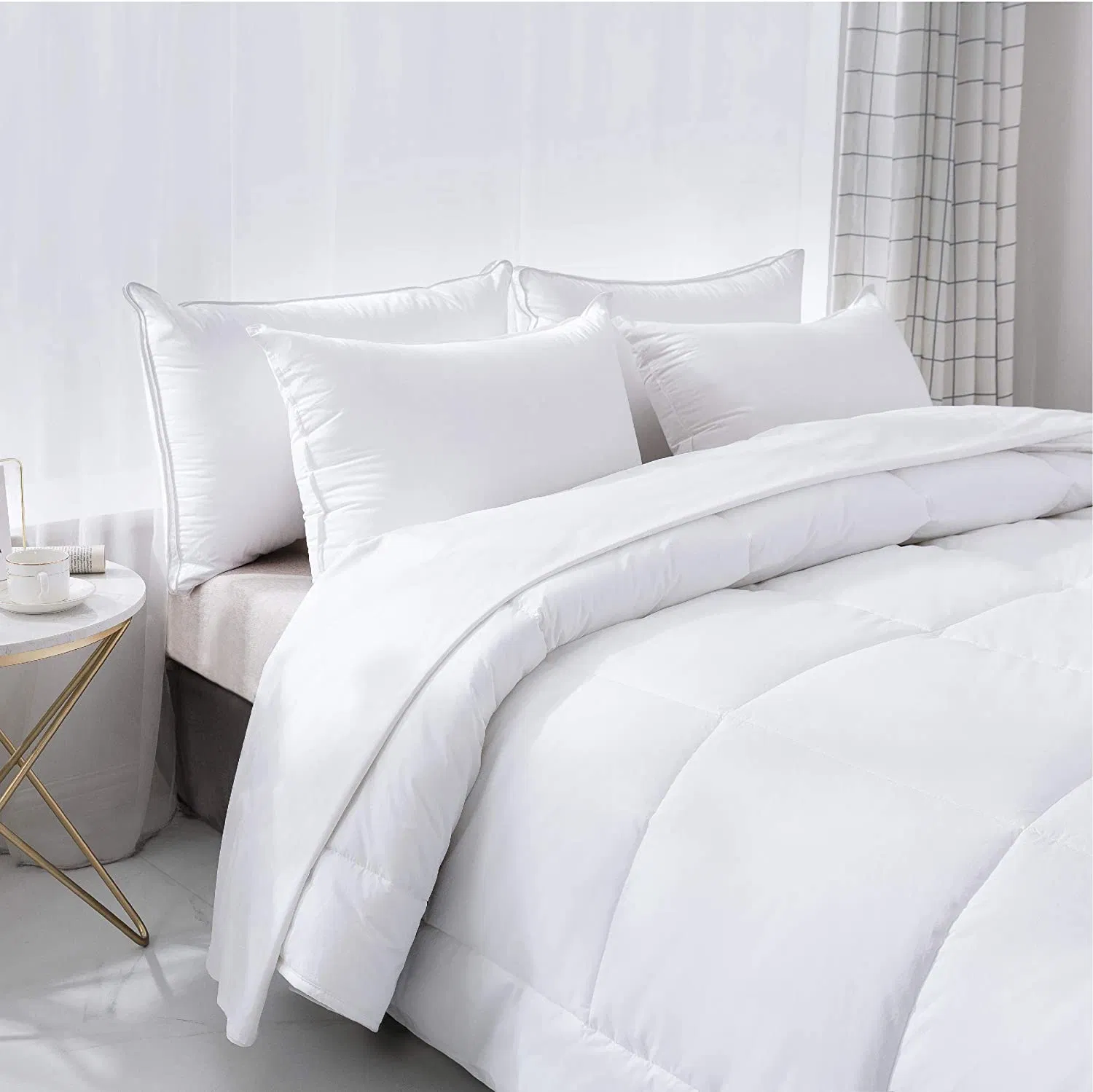 Bedding Custom Warmth Goose Down Feather Queen Duvet