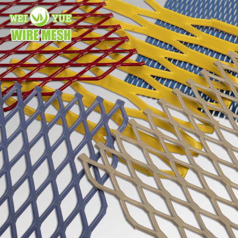 Heavy Duty Walkways Hexagonal Hole Flat Expanded Metal Mesh Sheet