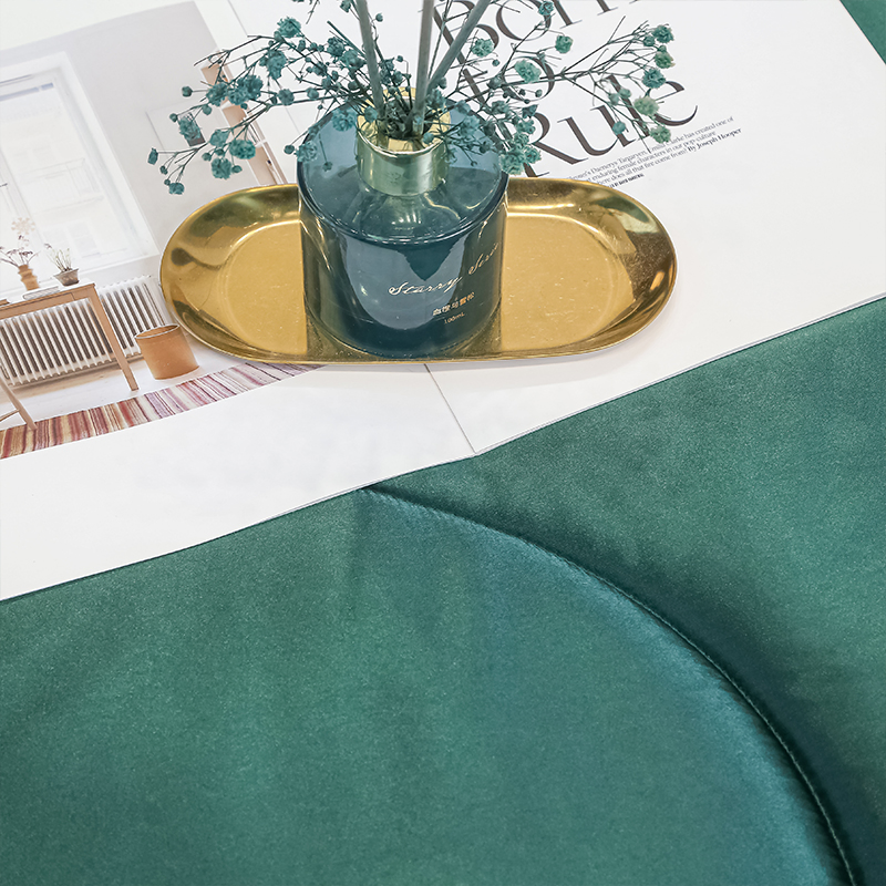 Wholesale Green Satin Silk Duvet Cover Customized Queen Size Comforter Sets Bedding Set