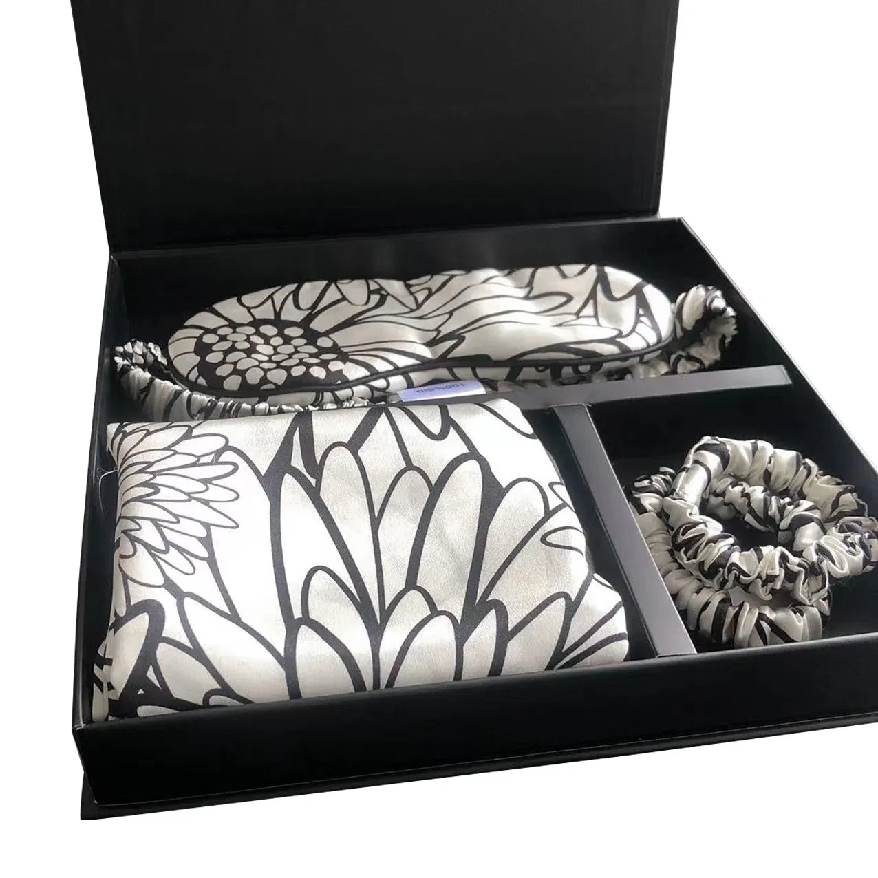 Popular Custom Logo 19mm Silk Charmeuse Satin Print Pure Silk Pillowcase Christmas Gift Pillow Case