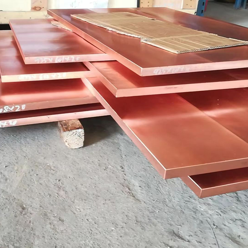 2mm -1220mm Wide 0.8mm - 80mm Thick Brass Flat Plate Sheet in Stock Hot Sales Flat Brass Copper Roofing Sheets Copper Plate Price Per Ton