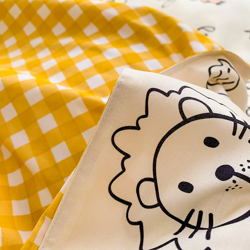 Girl Duvet Cover 100% Cotton Baby Comforter Bedding Kids Twin Size Sheet Sets Bedspread Set