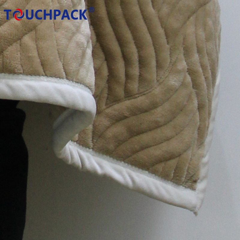 Custom Wool Blanket Comfort Leopard Print Chunky Knit Weighted Blanket