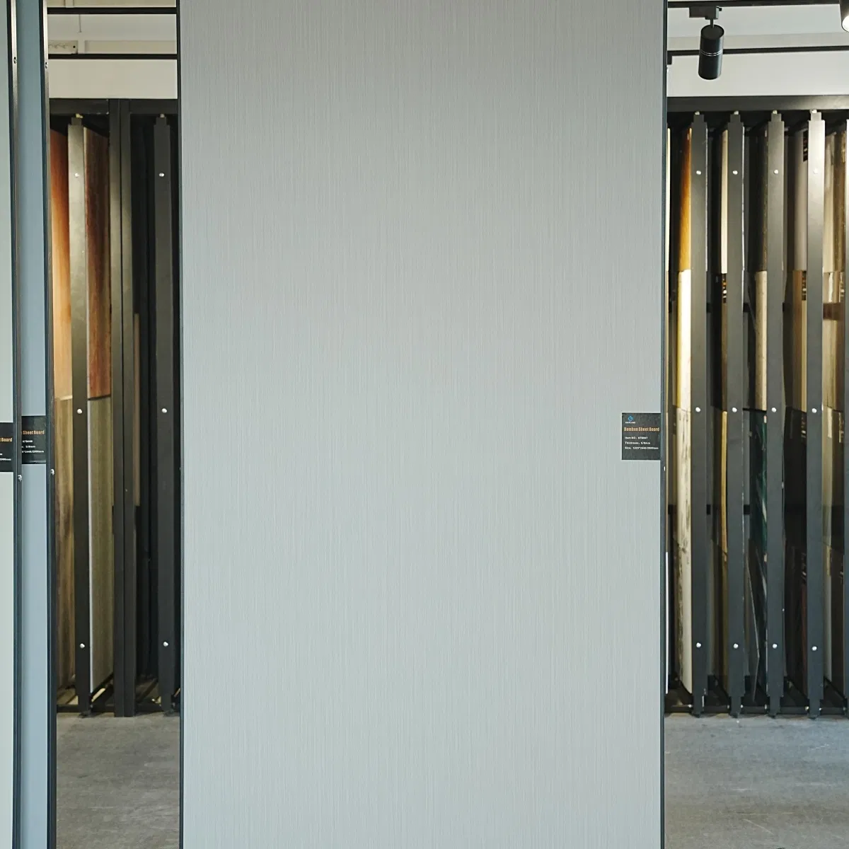 Length Wood Grain Marble Glossy Bamboo Charcoal Wood Veneer Sheet