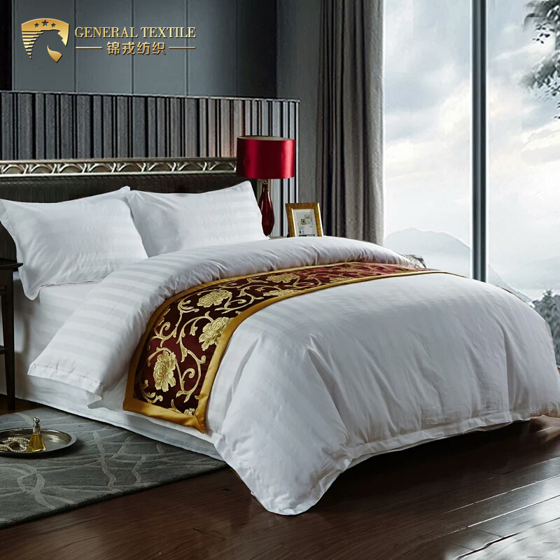 Factory Price Wholesale Stripe Bedding Hotel Collections (JRC271)