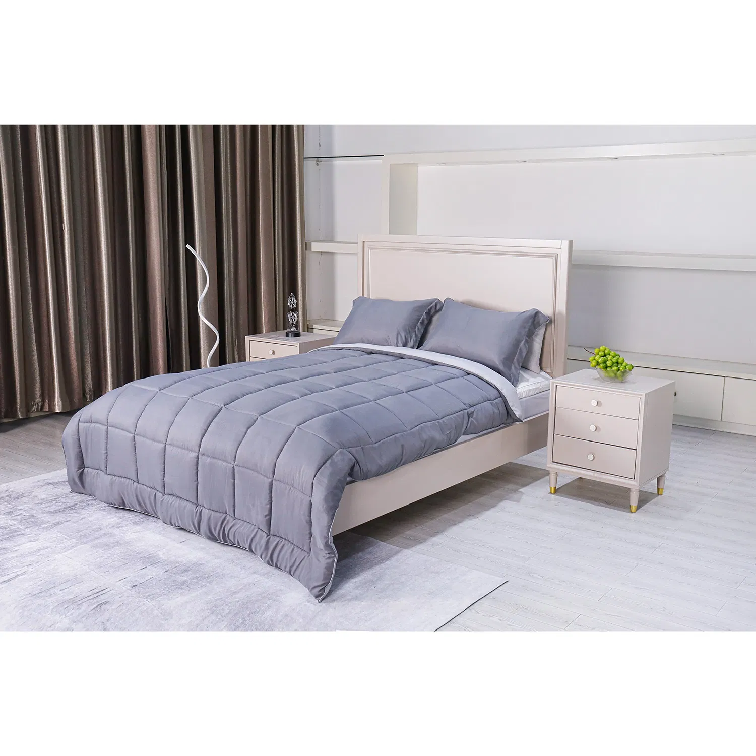 European Style Home Bed Factory Wholesale Microfiber Soft Like Egyptian Cotton King Size Bedding and Comforter Set