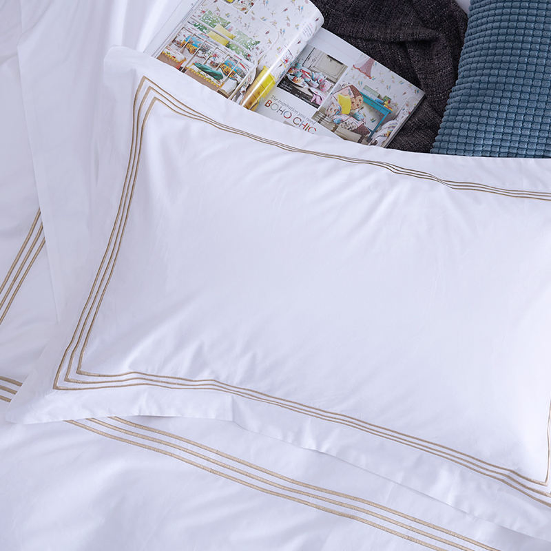 Fashion Home Hotel 300tc 120*200cm Comforter Set Embroidered Bed Sheet