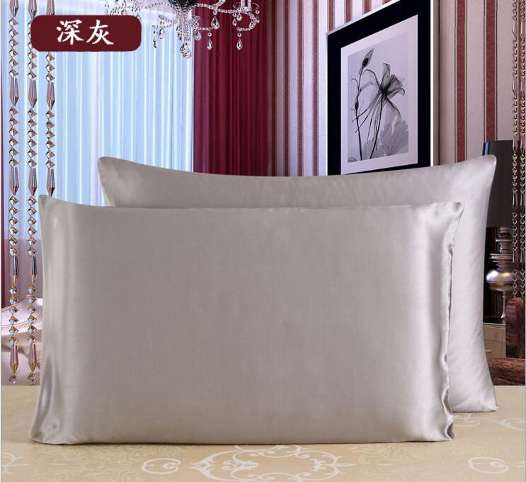 MOQ: 50PCS Silk Pillow Cover Pillowcase Pillowsham
