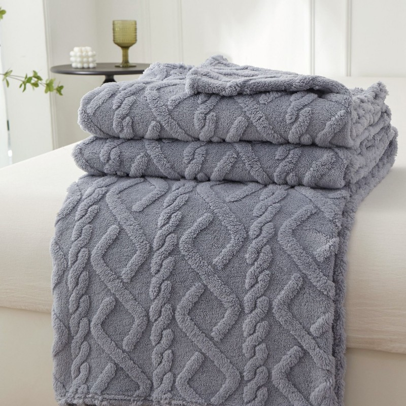 Hot Sales Custom Weighted Blanket Over Size Chunky Knit Blanket