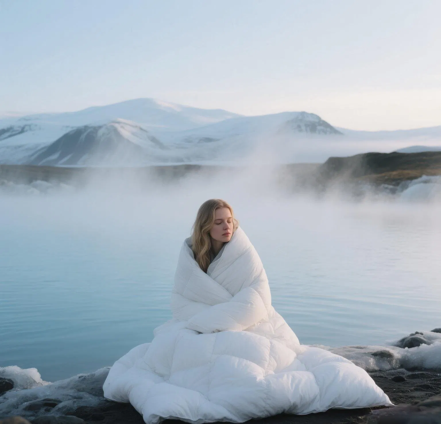 Ultimate in Warmth Comforter Soft Wholesale White Goose Down Heavy Winter Baffle Box Quilt Duvet Insert Bed Comforter