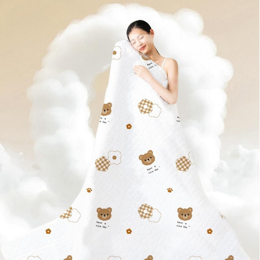 High Efficiency Heated Electric Blanket with Overheat Protection, Comfortable Infrared Blanket Mattress Heater