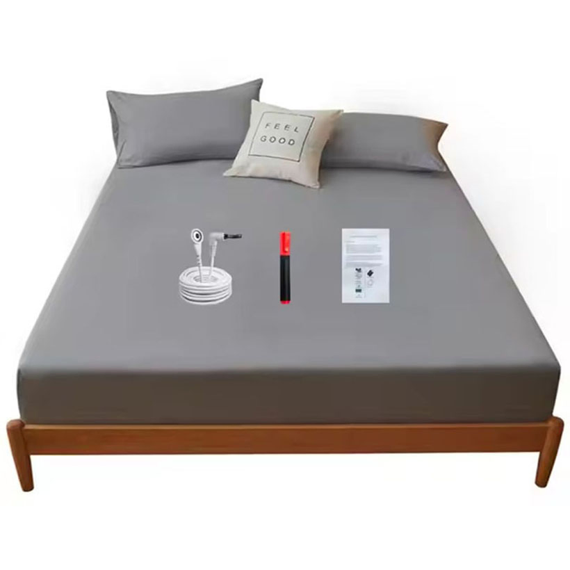 Organic Cotton Queen/King Size Grounding Sheets for Earthing Fitted 10% Silver