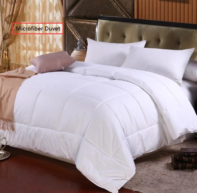 Factory Wholesale Warm Breathable Hollow Fiber Polyester Cover Comforter Quilt Set