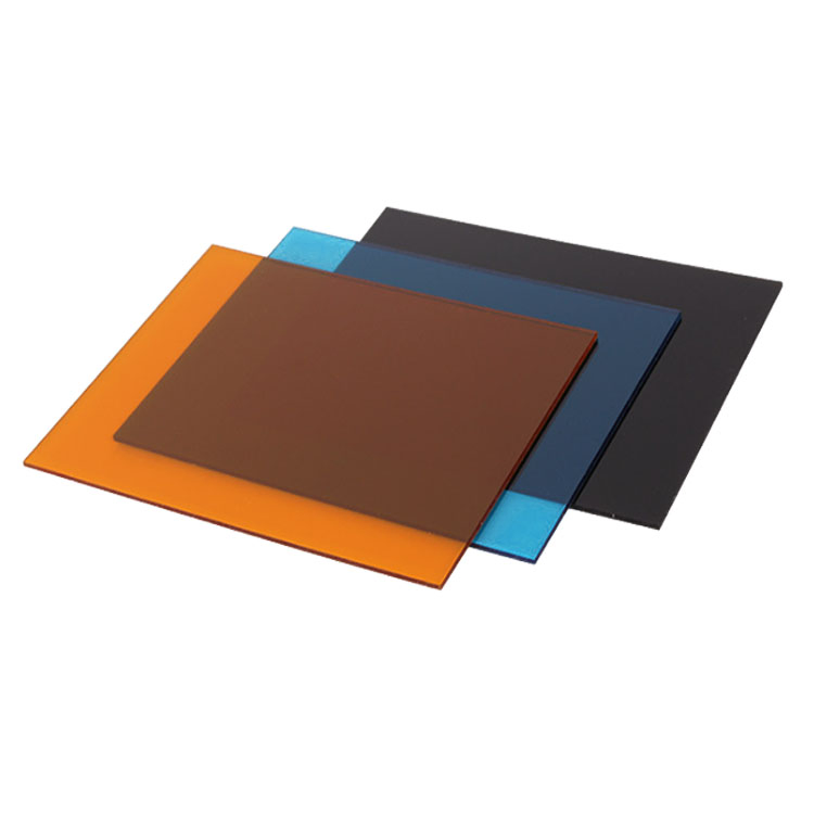 Colorful PC Roofing Sheet Plastic Solid Flat Polycarbonate Sheet