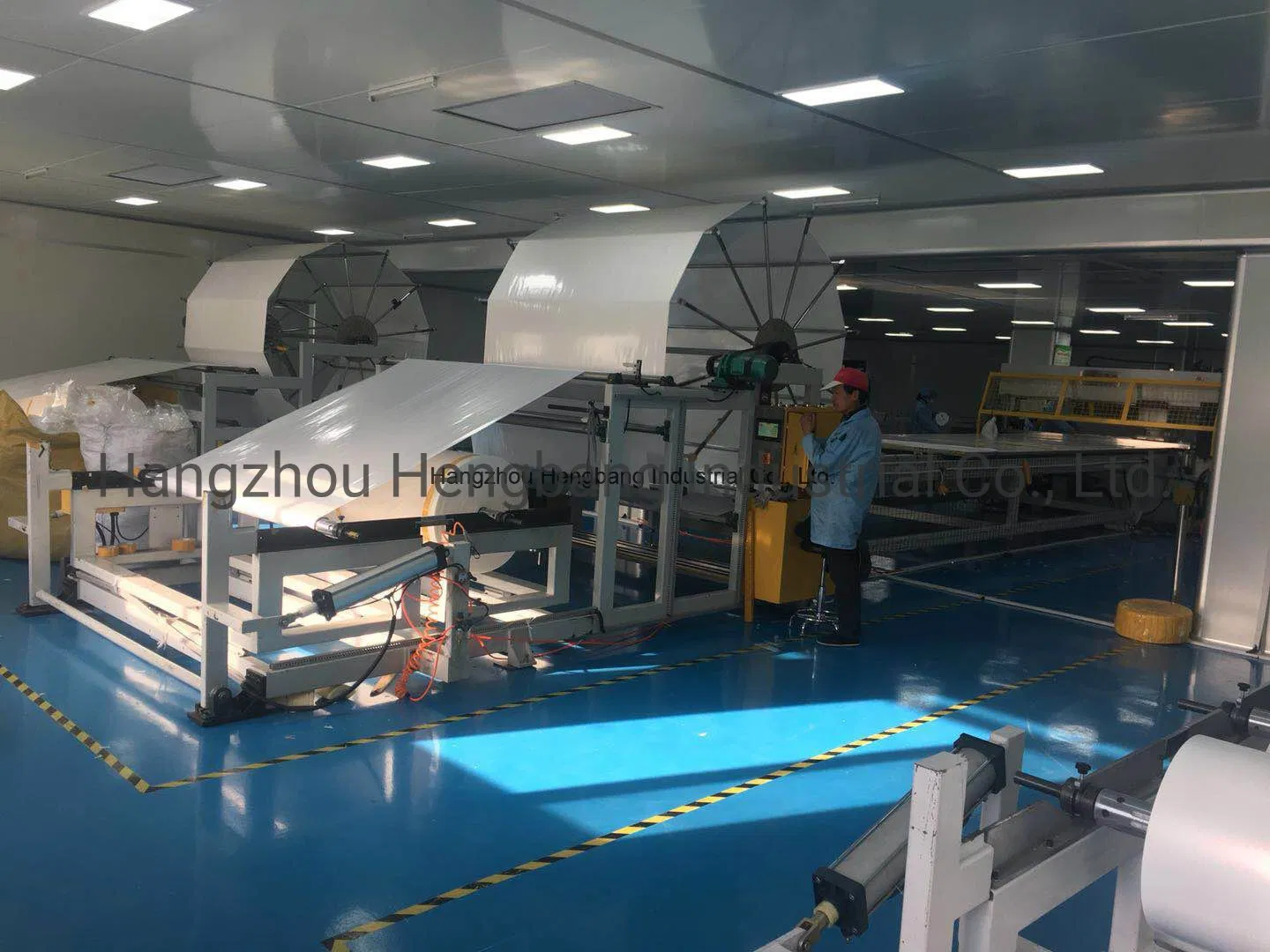 Nonwoven Organic Cotton Fabric Face Mask Sheet (roll)