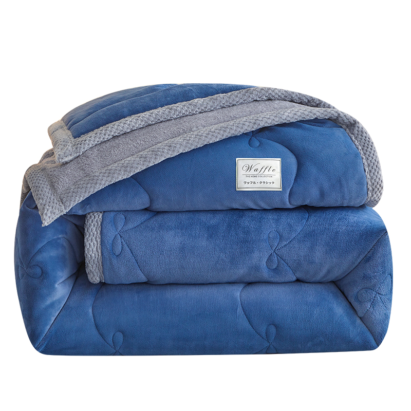 Korean Soft Bed Airline Blankets Mink Milk Velvet Weighted Microfiber Polyester Flannel Fleece Blanket