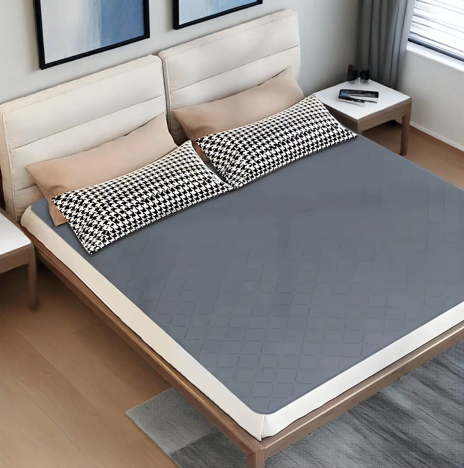 King -Size Mattress Temperature Adjustment Electric Water Infrared Sauna Heated Blanket OEM