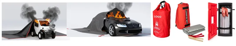 Application of Fire Blanket