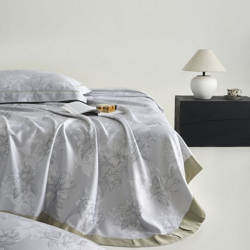 3PCS Home Textile Bamboo Fiber Lyocell Blended Soft Cooling Mat ODM/OEM Queen King Size Bedding Set Bed Sheets