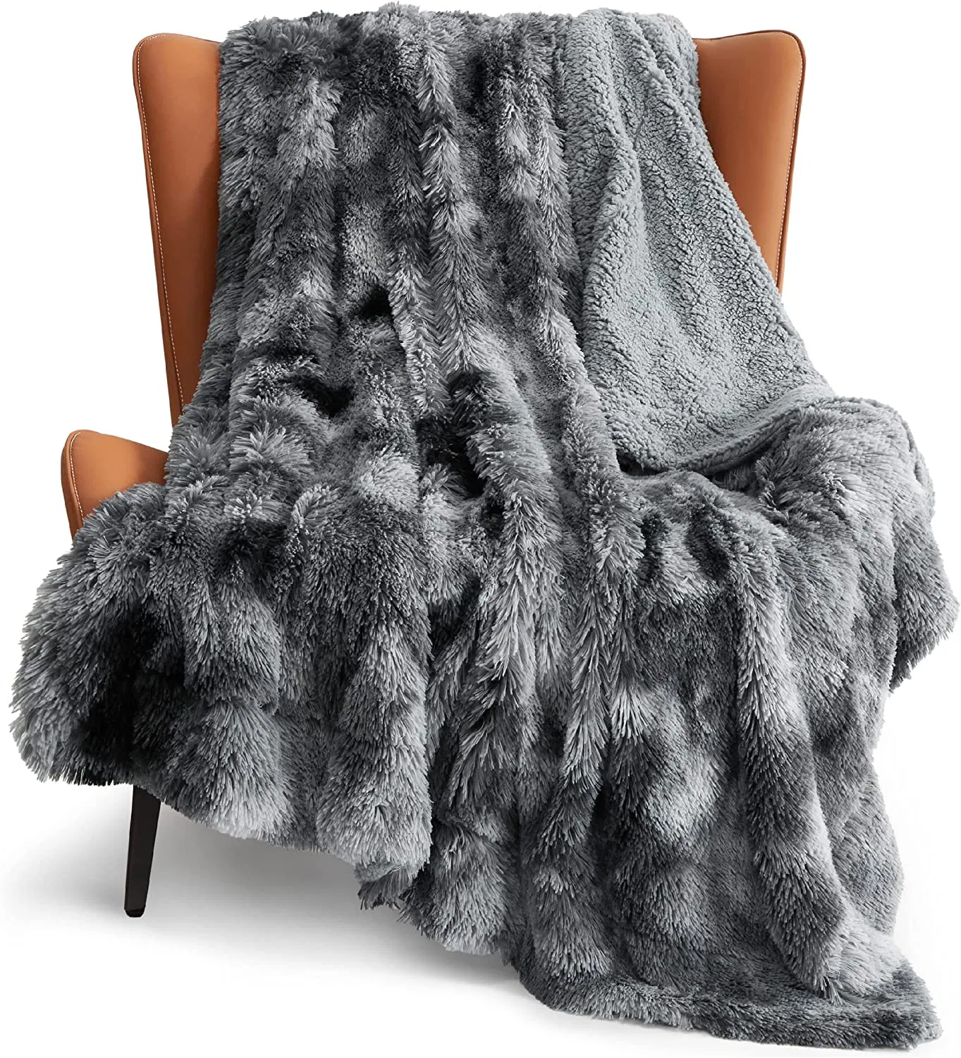 Original Factory Comfortable Luxury Faux Fur Throw Blanket Ultra Soft Fluffy Plush Throw Blankets for Winter Spring