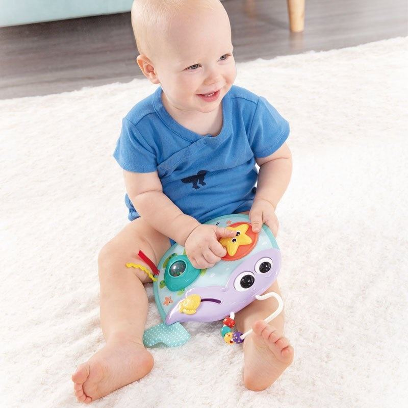Centro de Atividades de Jogo de Baleia Samtoycn Montessori Brinquedos Sensoriais para Aprendizagem de Habilidades Motoras Brinquedos para Bebês Brinquedo Educativo Brinquedo de Plástico