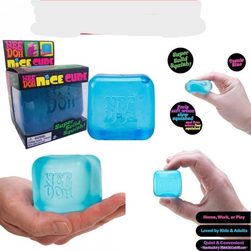 2026 Top Vendas Needoh Nice Ice Dumpling Brinquedo Sensorial de Aperto Super Sólido Brinquedo Squishy Needoh Cubo Fidget Brinquedo