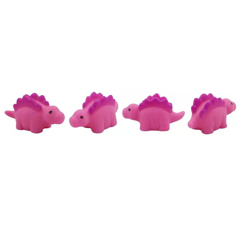 Brinquedo de banho para bebês que brilha, brinquedo de dinossauro que acende na água