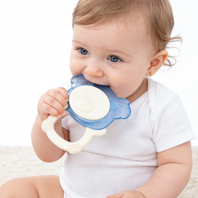 Brinquedos de silicone personalizáveis para bebês e crianças pequenas