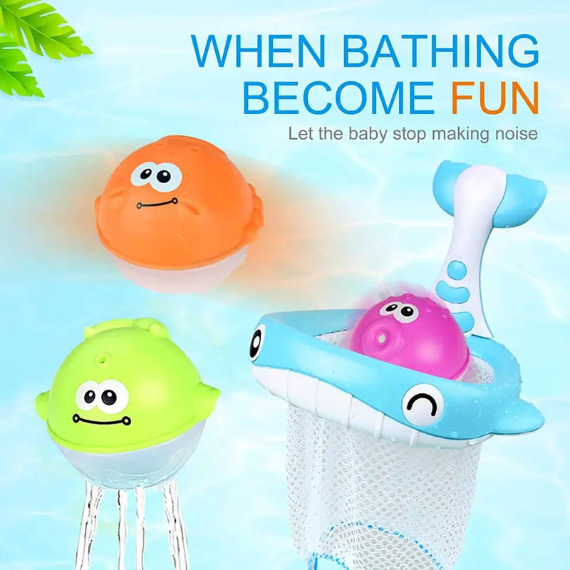 36 Letras e Números de Espuma para Banho Spray Água e Empilhar Brinquedos de Banho para Bebês Modo de Disparo Bolsa Organizadora Brinquedo de Pesca para Banho com 4 Bola de Animal Marinho