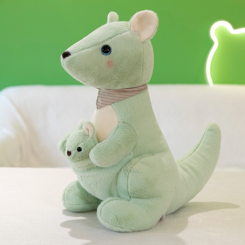 Preço de Atacado Pelúcia Personalizada Design Sob Medida Super Macio Animais Bonecos Brinquedos Crianças Bebês Infantes Fofo Adorável Cartoon Pelúcia Kanguru Fábrica