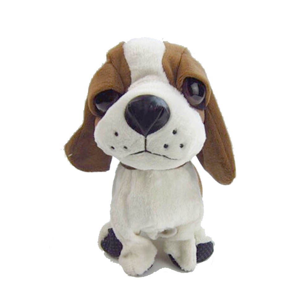 Brinquedos de pelúcia kawaii macios de cachorro para presente de bebê