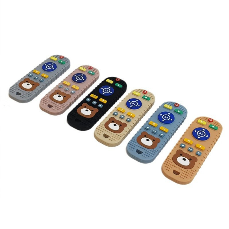 Brinquedos de Dentição para Bebês, Chupeta de Controle Remoto em Silicone de Grau Alimentar para Bebês