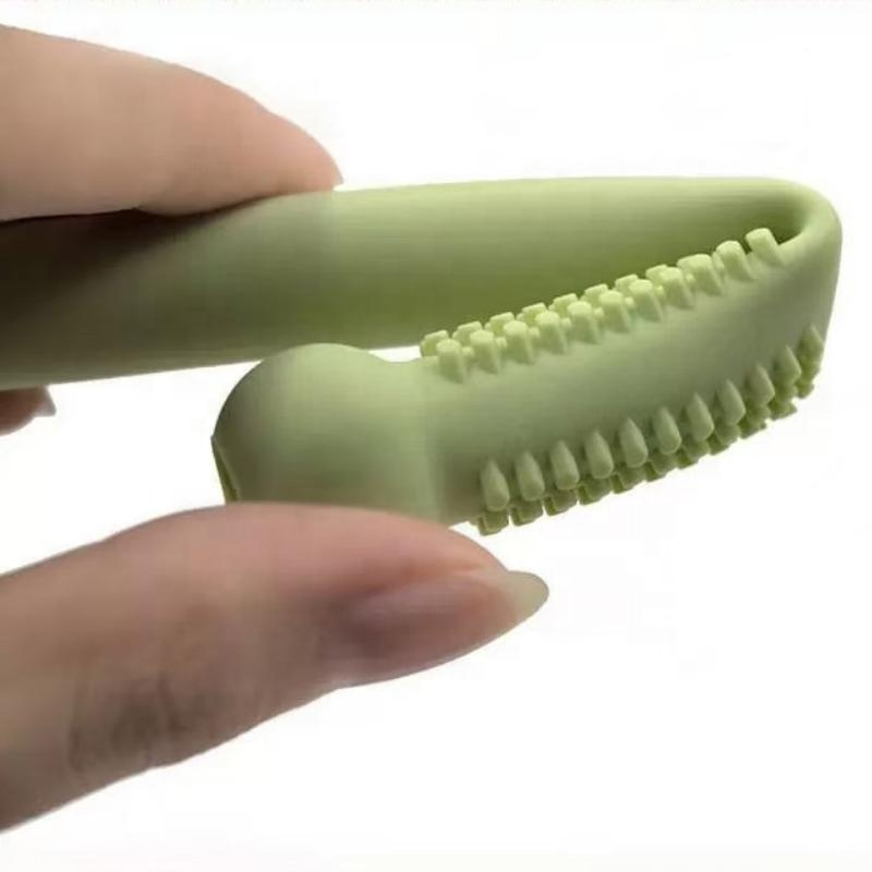 Silicone de grau alimentício, mordedor para recém-nascidos, brinquedo para acalmar o bebê, brinquedos de silicone para dentição, mordedor oco mastigável