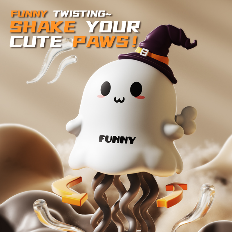 Brinquedo Interativo de Fantasma Abóbora Dançante para Diversão de Bebês em Celebrações de Halloween