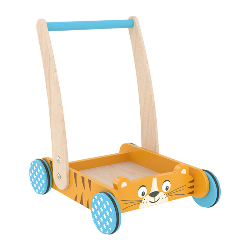 Brinquedo de empurrar de madeira personalizado para bebês e crianças pequenas