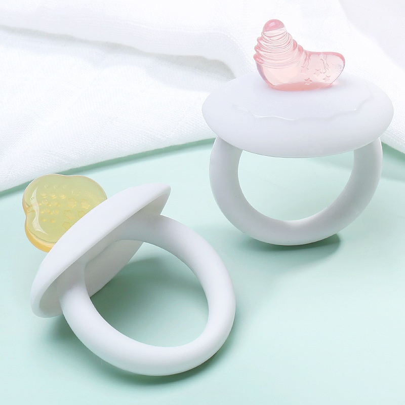 Brinquedos de Mordida de Silicone Coloridos para Bebês Ecológicos e de Toque Suave