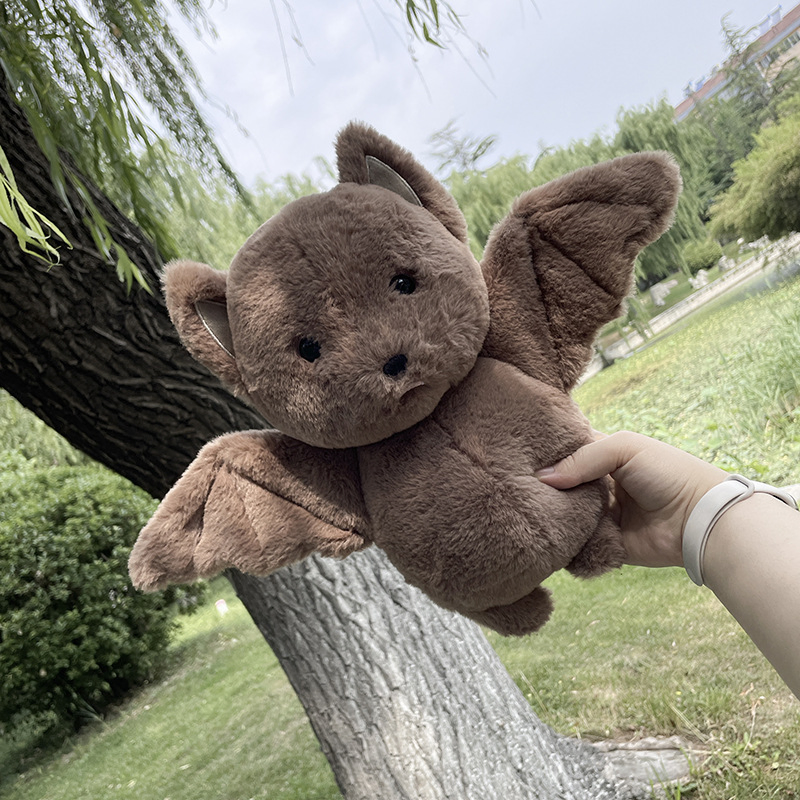 Preço de Atacado Personalizado 100% Tecido de Poliéster Boneca Design Personalizado Crianças Bebês Brinquedos Super Macios Animais de Pelúcia Bonitos e Adoráveis Fábrica de Morcegos Plush